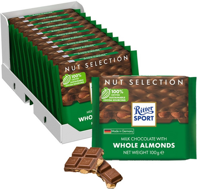 리터스포트 홀 아몬드, 100g, 11개