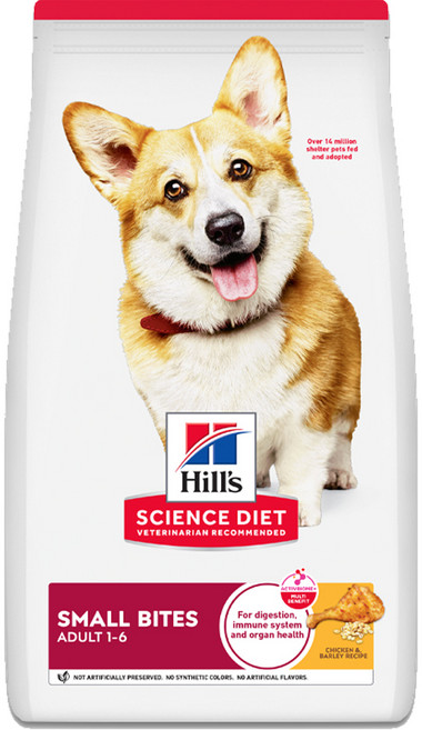 힐스사이언스다이어트 강아지 어덜트 스몰바이트 기능성 사료, 면역/항산화, 2kg, 1개