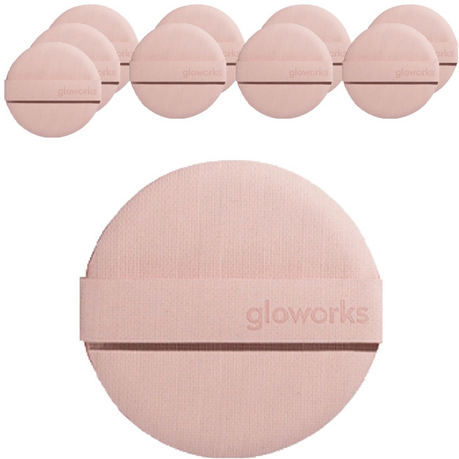 글로웍스 루비셀 4중 쿠션 퍼프 5p, 2개