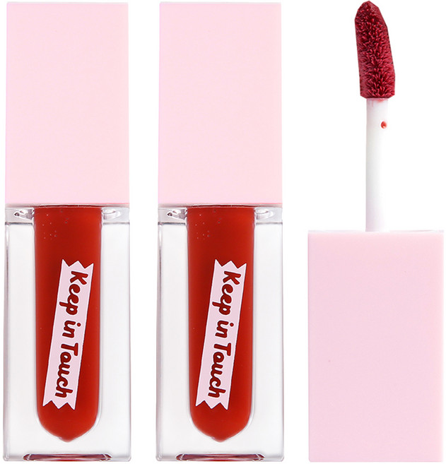 [비건뷰티] 키핀터치 젤리 립 플럼퍼 틴트, 블러디와인, 2개