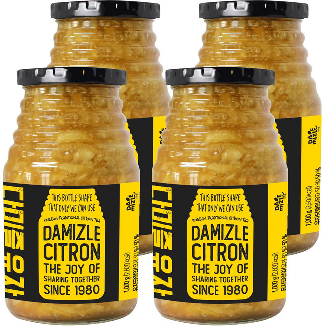 다미즐 유자차, 1kg, 1개입, 4개