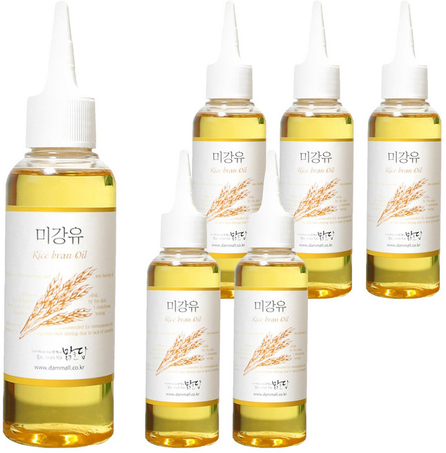 맑을담 미강유 오일, 100ml, 6개