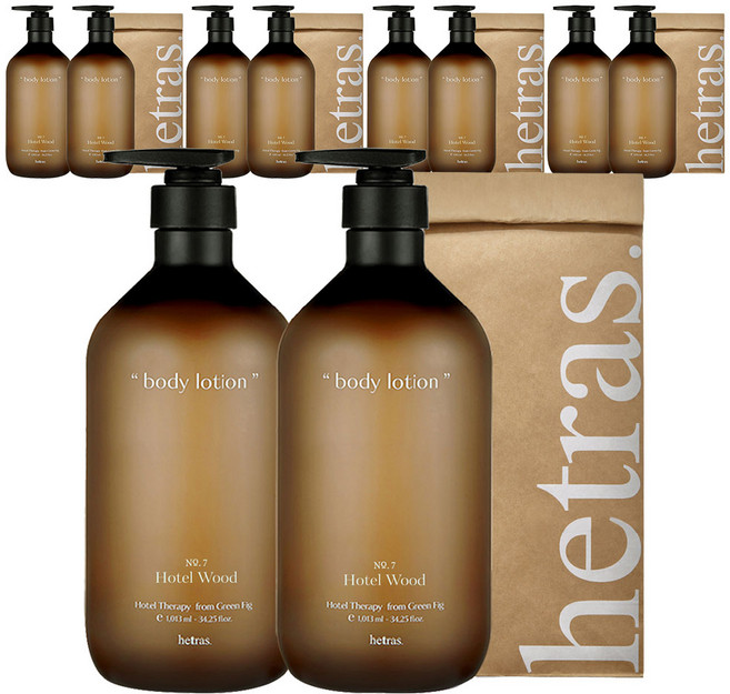 헤트라스 호텔 테라피 대용량 바디로션 호텔우드향, 1.013L, 10개
