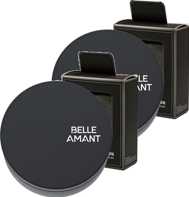 벨르아망 시그니쳐 차량용 방향제 블랙, 2개, 미드섬머나잇