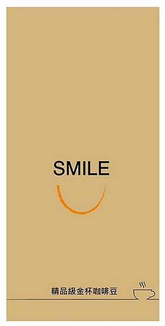 smile coffee 微笑咖啡 精品級金杯咖啡豆 醇品金杯 淺焙, 咖啡豆(無研磨), 450g, 1包