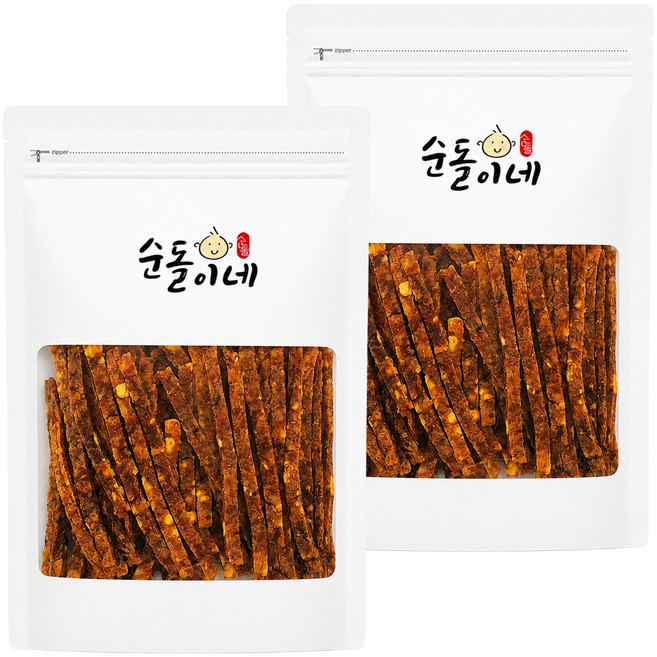 순돌이네 치즈 콕콕 오징어포, 200g, 2개