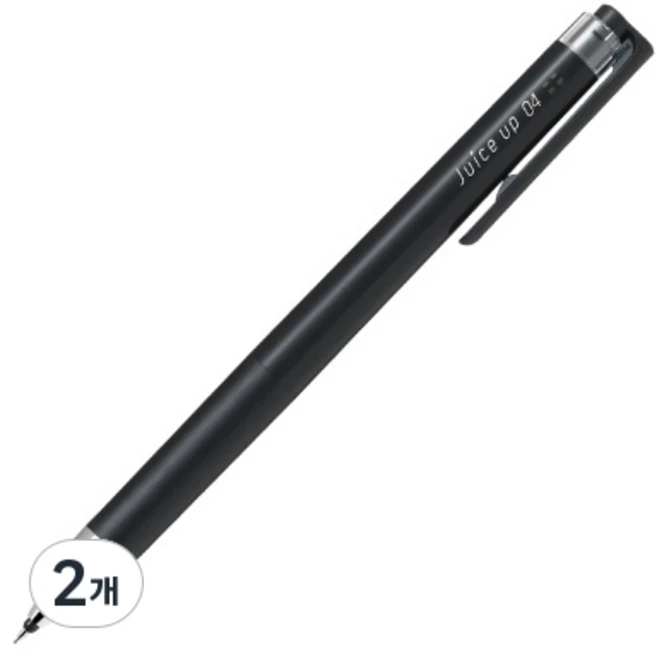 파이롯트 쥬스업 볼펜 0.4mm, 블랙, 2개 - 쿠팡