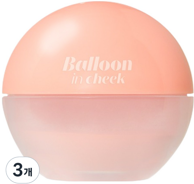 에뛰드 벌룬 인 치크 블러셔 6g, 조이코랄, 3개