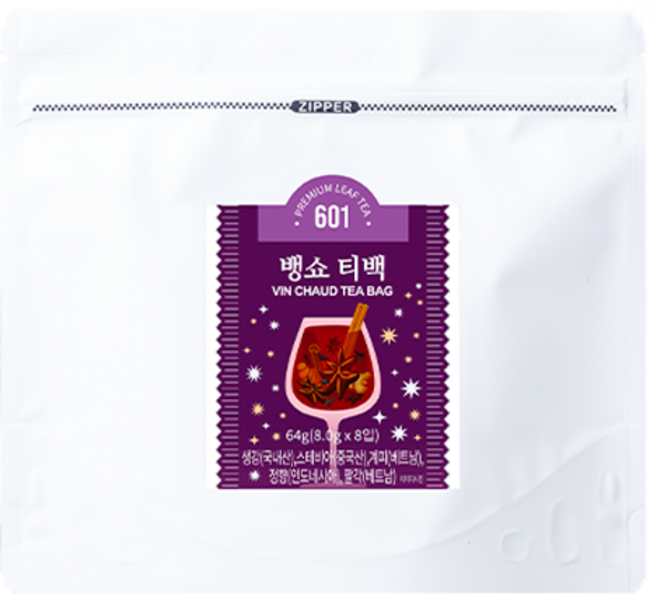 제임스티스푼 뱅쇼 티백, 1개, 8개입, 8g