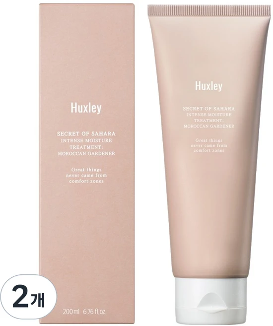 헉슬리 인텐스 모이스처 모로칸 가드너 트리트먼트, 2개, 200ml - 쿠팡