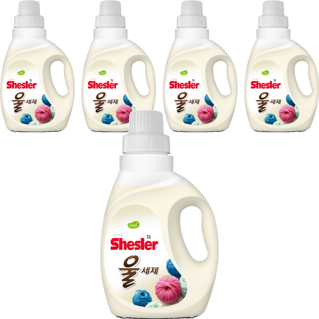 쉬슬러 울세제 본품, 650ml, 5개