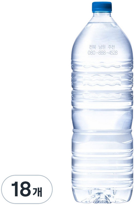 웅진 깊을수록 무라벨, 2L, 18개