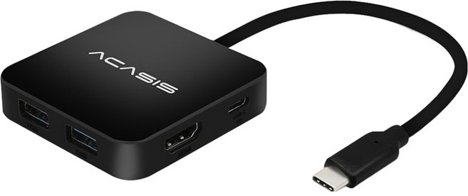 ACASIS 阿卡西斯 Type-C 6合1 多功能 USB集線器 AC-HC31, 黑色, 1個