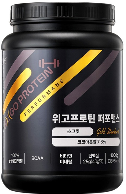 CALOBYE Performance Gold 高效能黃金蛋白奶昔 巧克力口味, 1kg, 1個