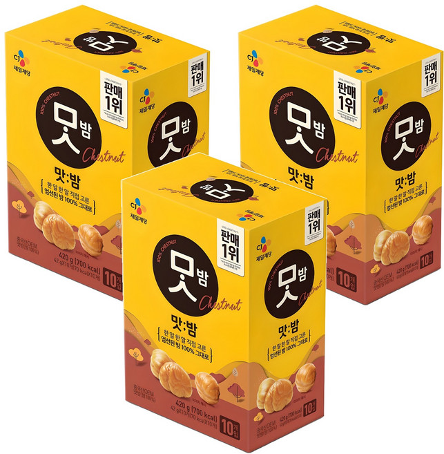 CJ맛밤, 420g, 3개