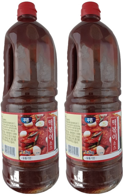 푸른식품 떡볶이 양념소스, 2개, 2.2kg