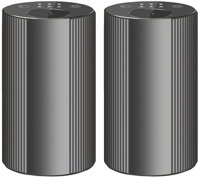 無線精油擴香機, 羅馬柱款 + 鐵灰色, 20ml, 2台