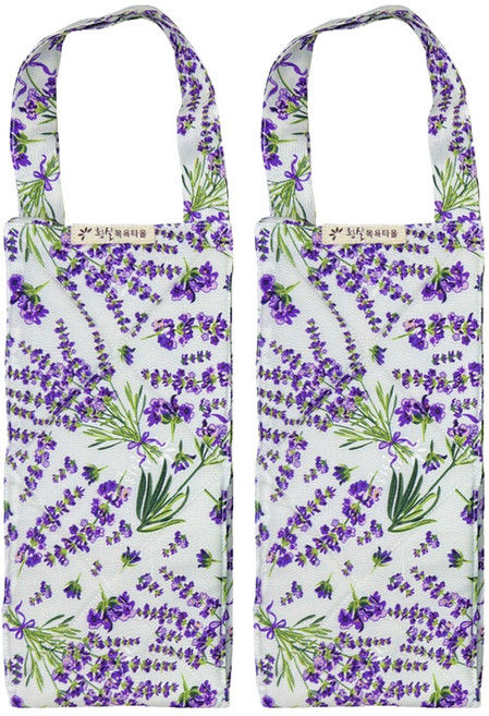 황실타올 인견 등밀이 때타올 손잡이형, 라벤더, 2개, 1개입