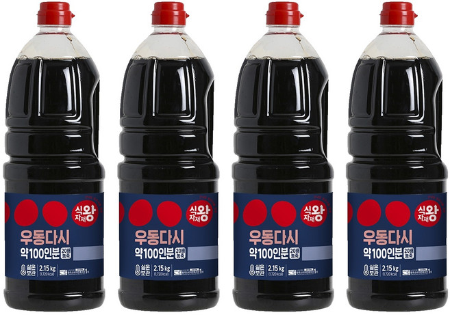 식자재왕 우동다시, 2.15kg, 4개
