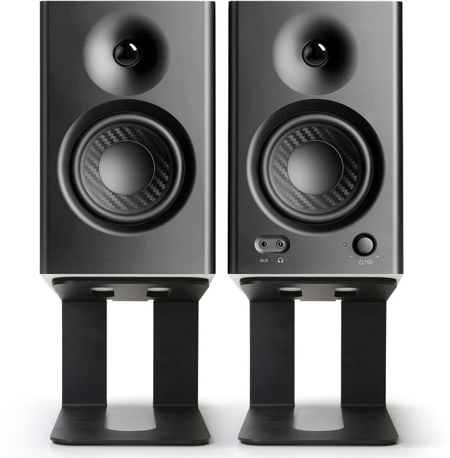 캔스톤 북쉘프 스피커 스탠드, ST-10 (블랙), 2개