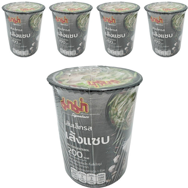 MAMA 火山排骨河粉泡麵 55g, 5個