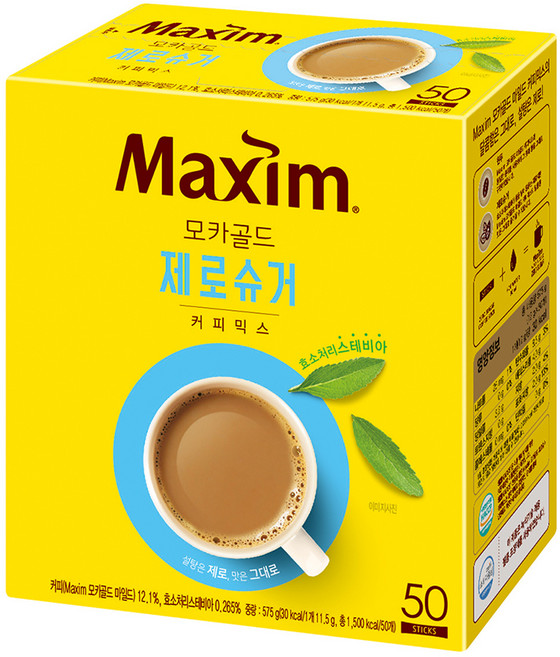 맥심 모카골드 제로슈거 커피믹스, 11.5g, 50개입, 1개