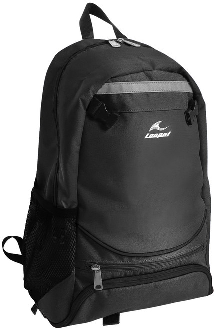 Loopal 路寶 雙肩獨立鞋層足球後背包 LAAB2303BK, 黑色, 1個