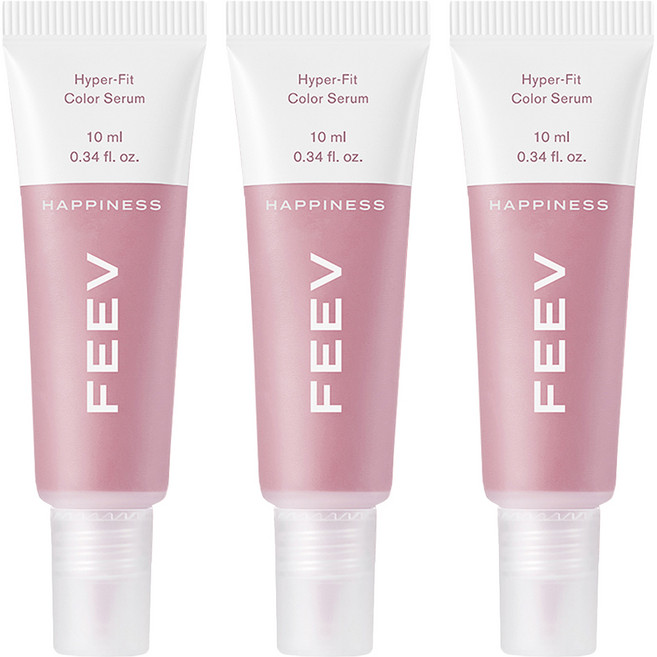 [純素美妝] FEEV 色澤精華腮紅 10ml, 幸福, 3個