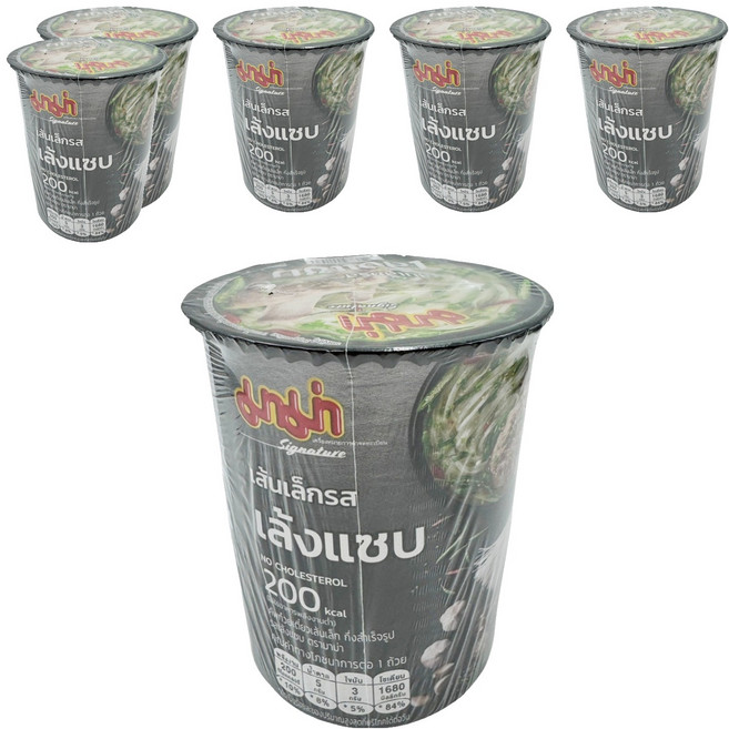 MAMA 火山排骨河粉泡麵 55g, 6個