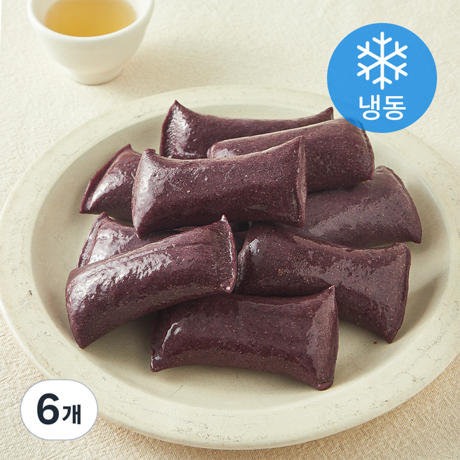 떡미당 흑미곤약가래떡 (냉동), 500g, 6개, 1개입