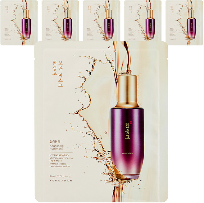 더페이스샵 예화담 환생고 보윤 마스크 30ml, 1개입, 6개