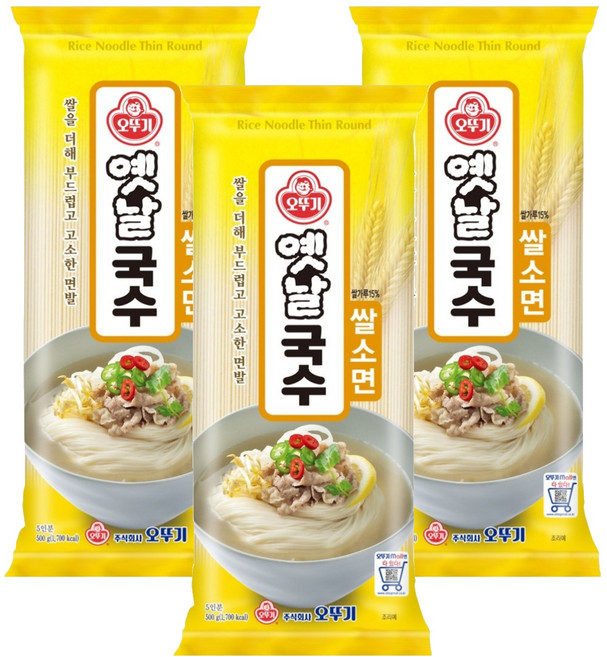 OTOKI 不倒翁 韓式傳統米線, 500g, 3個