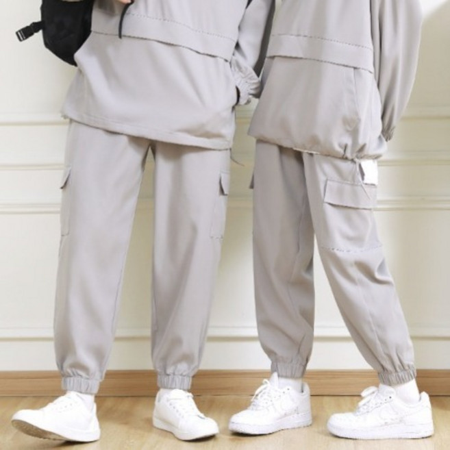 텐클로 남녀공용 빅사이즈 오버핏 아노락 포켓 조거 팬츠 TC-9809