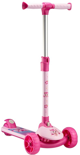 Samchuly Bicycle Catch Teenieping 兒童滑板車, 1個, 淺粉紅色