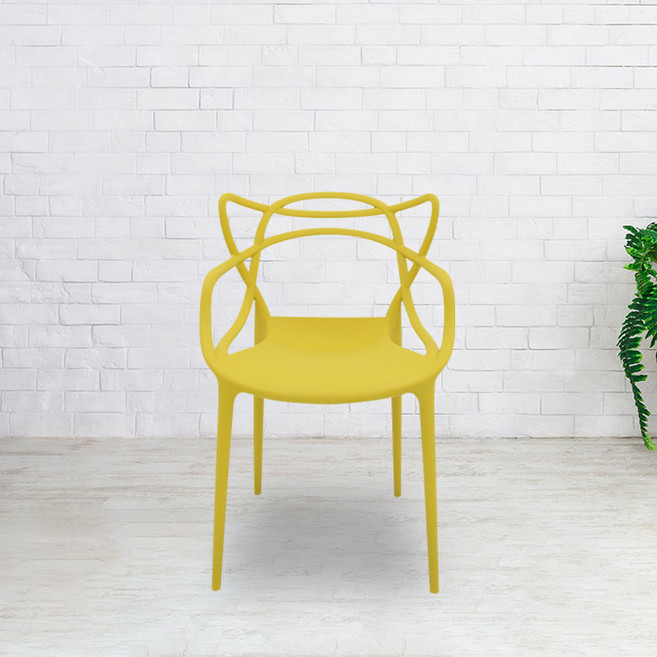 오에이데스크 아트 체어, 머스타드, 1개