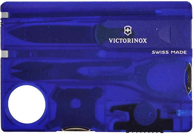 VICTORINOX 瑞士維氏 13用LED白光燈瑞士卡瑞士刀口袋工具 v073all 8.2 x 5.4 x 0.5cm 藍色, 1個