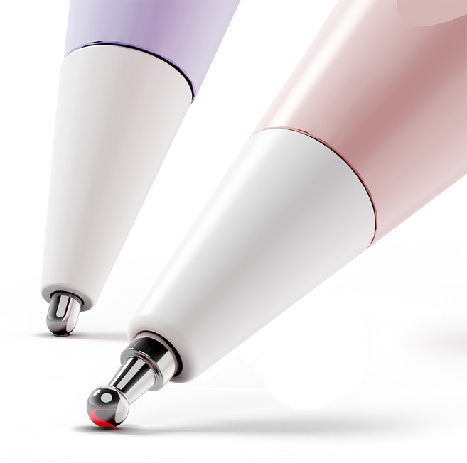 누아트 애플펜슬 메탈 반영구 펜촉 1세대/2세대 호환 샤프 + 볼펜형 세트, 화이트, 1세트