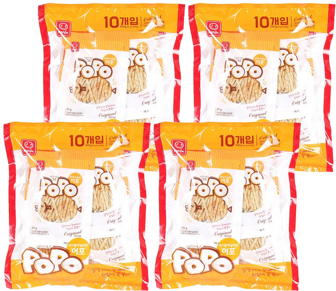 한진식품 부산어포 POPO, 24g, 40개