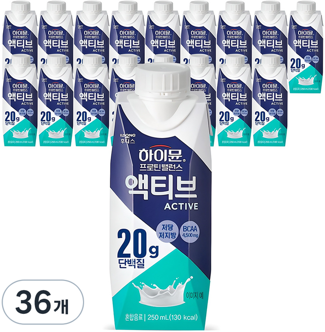 하이뮨 프로틴 밸런스 액티브 오리지널, 250ml, 36개
