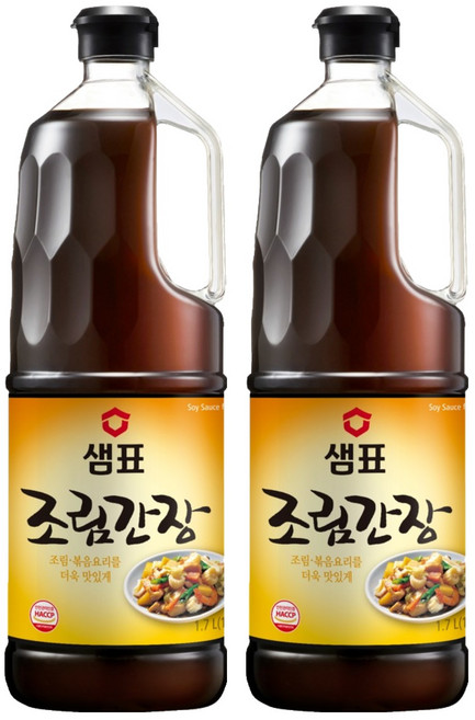 샘표 조림간장, 1.7L, 2개