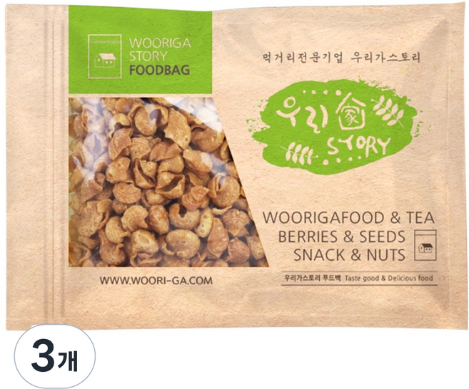 wooriga. 海螺形豆腐餅乾, 3個, 600g