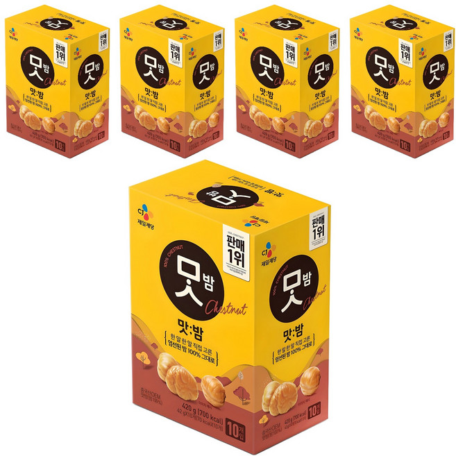 CJ맛밤, 420g, 5개