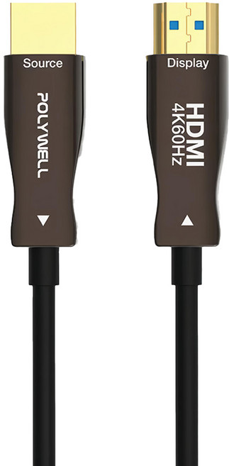 POLYWELL 寶利威爾 HDMI AOC光纖線 2.0版, 8m, 1條
