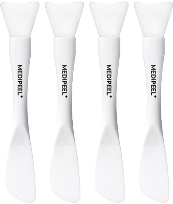 메디필 에어 터치 실리콘 듀얼 팩 브러쉬, 백색, 4개