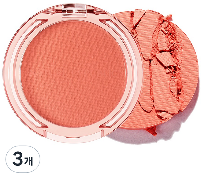 네이처리퍼블릭 바이플라워 블러셔 5g, 3자몽솜사탕, 3개