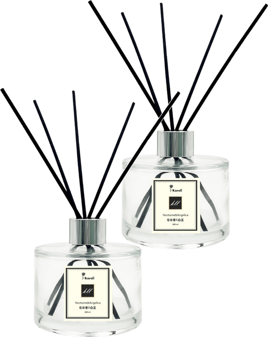 Karoli 卡蘿萊 經典璀璨香氛擴香瓶, 夜來香&白芷, 200ml, 2件