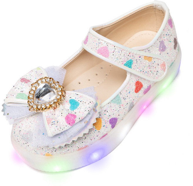 라스텔라 LED 라이팅 반짝이 하트글로우 공주구두