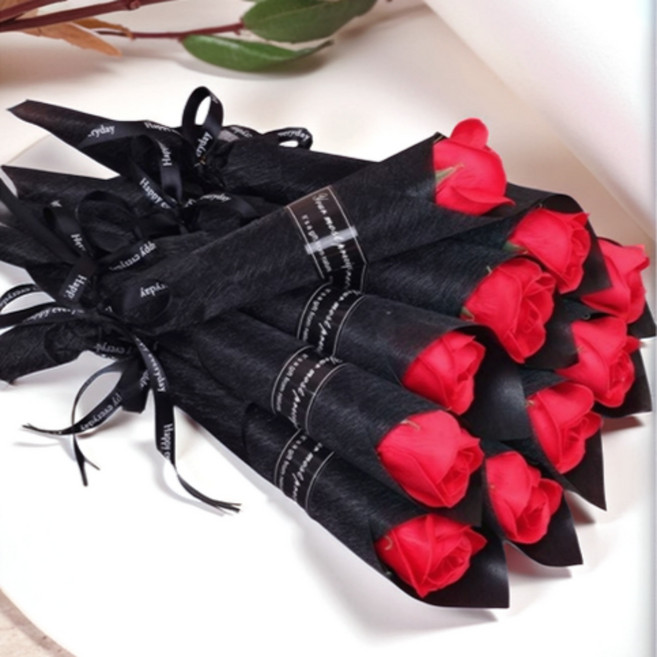 아르띠콜로 장미 비누꽃, 로맨틱레드, 10개