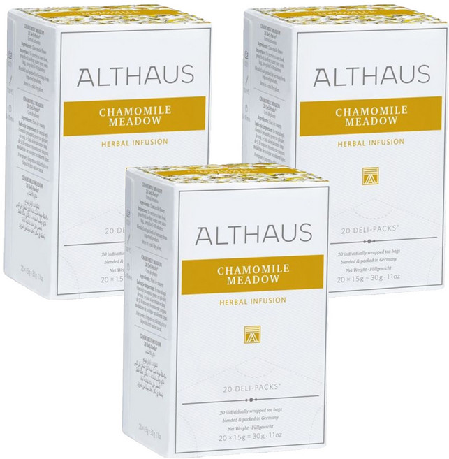 알트하우스 카모마일 메도우 허브차, 3개, 20개입, 1.5g