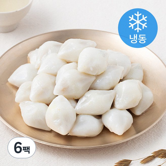 창억떡 쫄깃하고 달콤한 흰찐송편 (냉동), 250g, 1개입, 6개